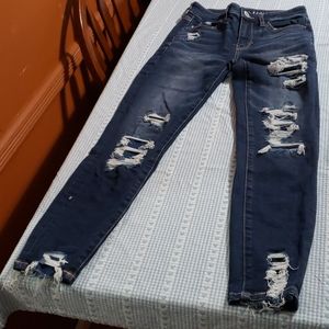 American Eagle high rise jegging crop jeans